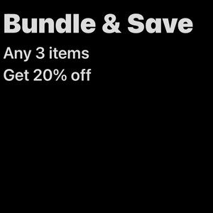 Bundle 3 items and get 20% off